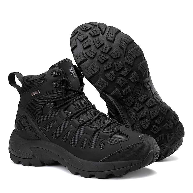 Women'S Shoes Water Resistant - 男性軍用靴防水男性軍事戦術ブーツ女性屋外ユニセックス高品質トレーニング迅速な対応レースアップ安全