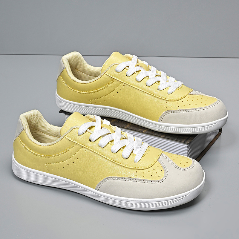Women Shoes Big W - ファッションイエローウォーキングシューズユニセックスワイドトゥメンズベアフットスニーカー快適レザーカジュアルスポーツシューズメンズレディース大きいサイズ47