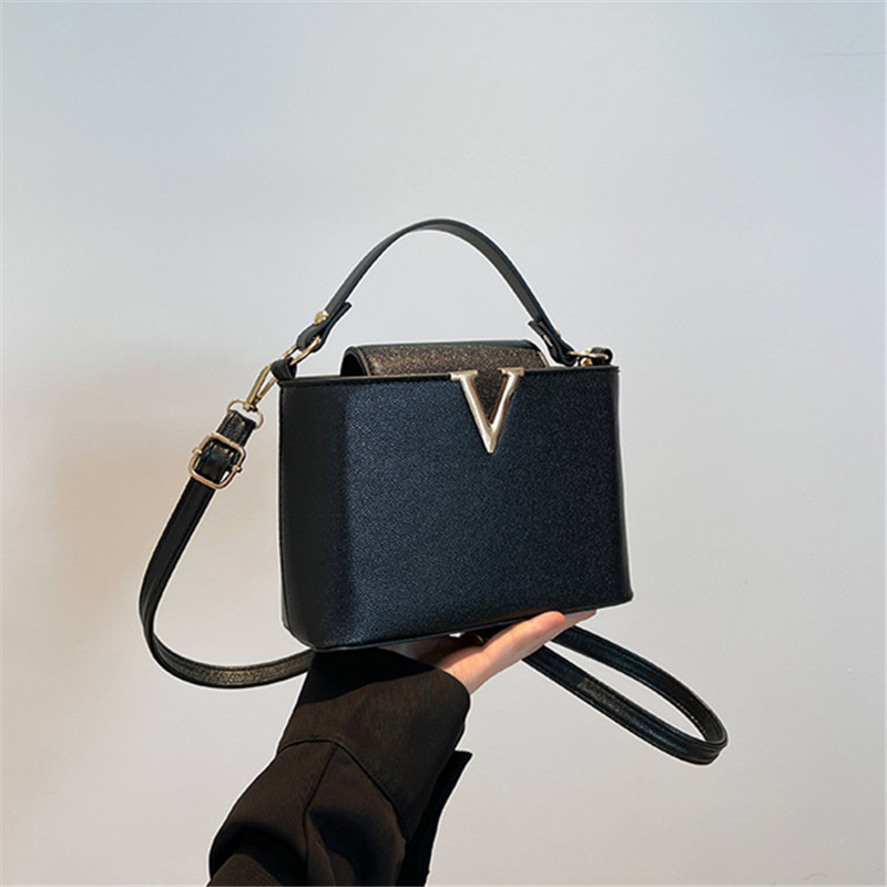Women'S Shoes Louis Vuitton - 高級レディーストートバッグ、シックなV字型スタイリッシュPUレザーバケットバッグ、トップカバーハンドバッグ、女性用ショルダー/クロスボディバッグ
