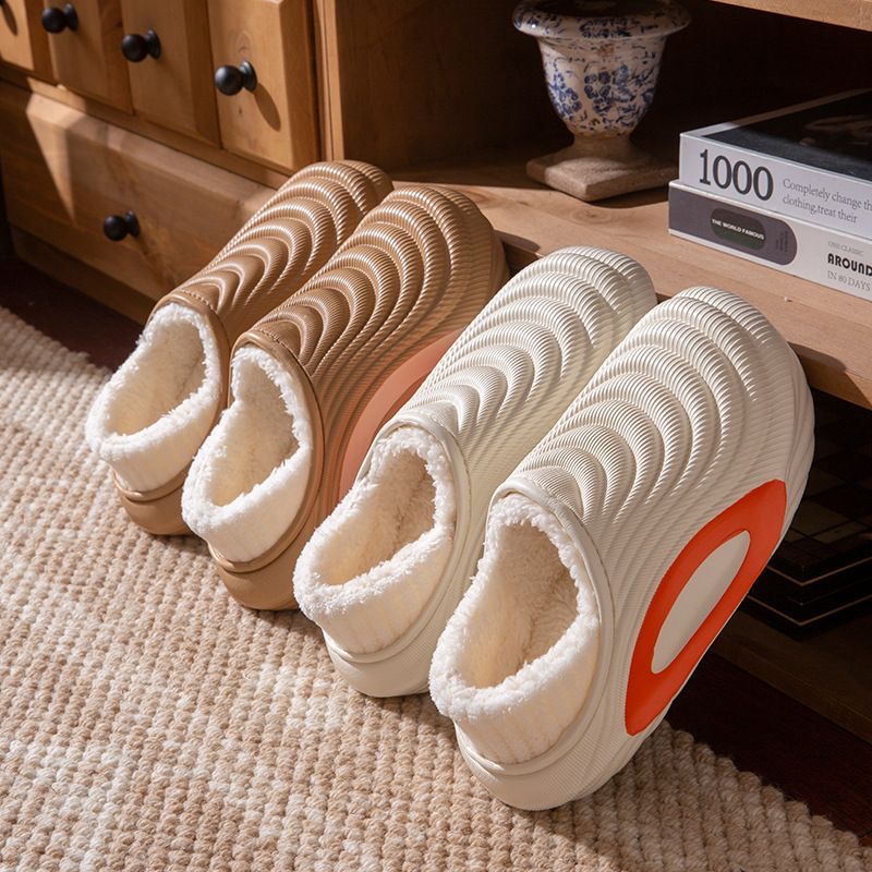 厚底防水クローズドトゥ暖かいスリッパ メンズ 冬用フリース裏 - Women'S Shoes Water Resistant のレビューと価格