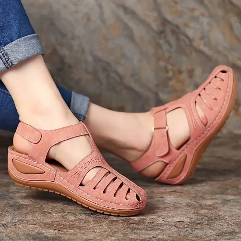 女性の夏のサンダル,整形外科用ヒール,加硫された女性の靴 - Women'S Shoes With Bunions のレビューと価格