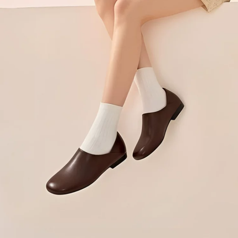 女性用スクエアトゥフラットヒール浅履きバレエシューズ、ソリッ - Women Shoes Heels のレビューと価格