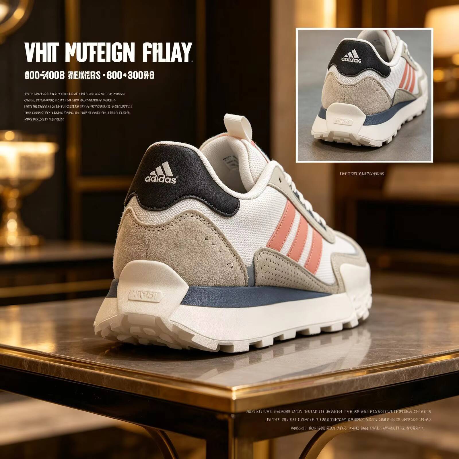 新しいアディダス女性ベージュピンクカラーブロックスエードメッ - Women'S Shoes Pink Adidas のレビューと価格