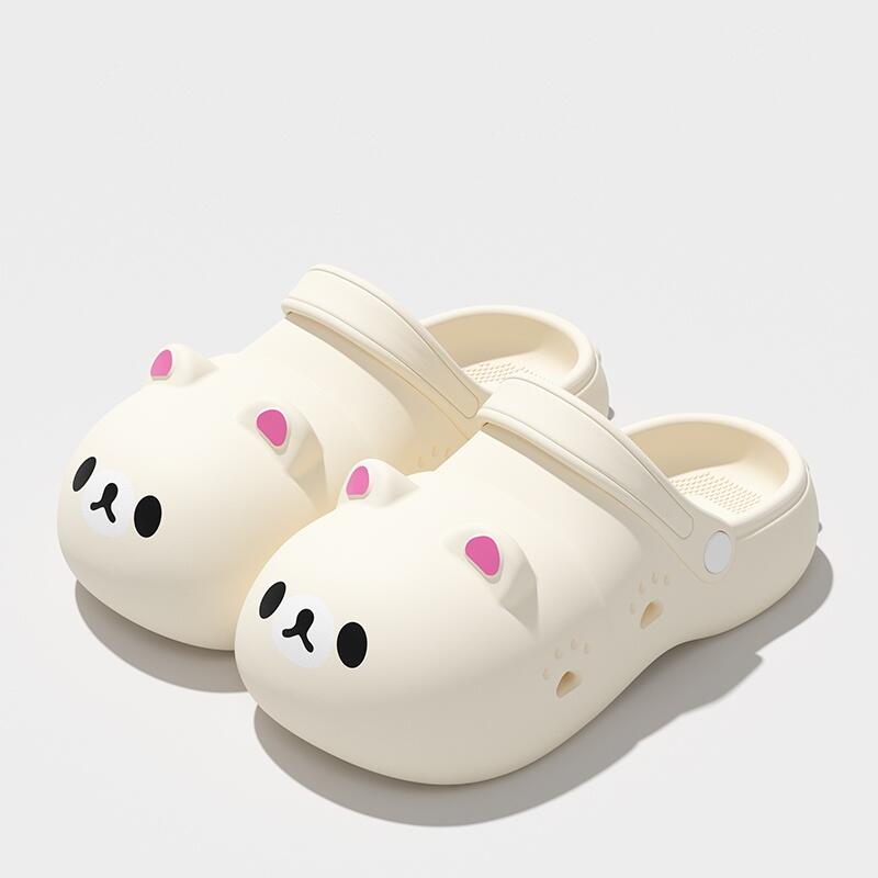 キュートな小熊柄厚底クロッグシューズ レディース 夏 202 - Women'S Shoes Water Resistant のレビューと価格