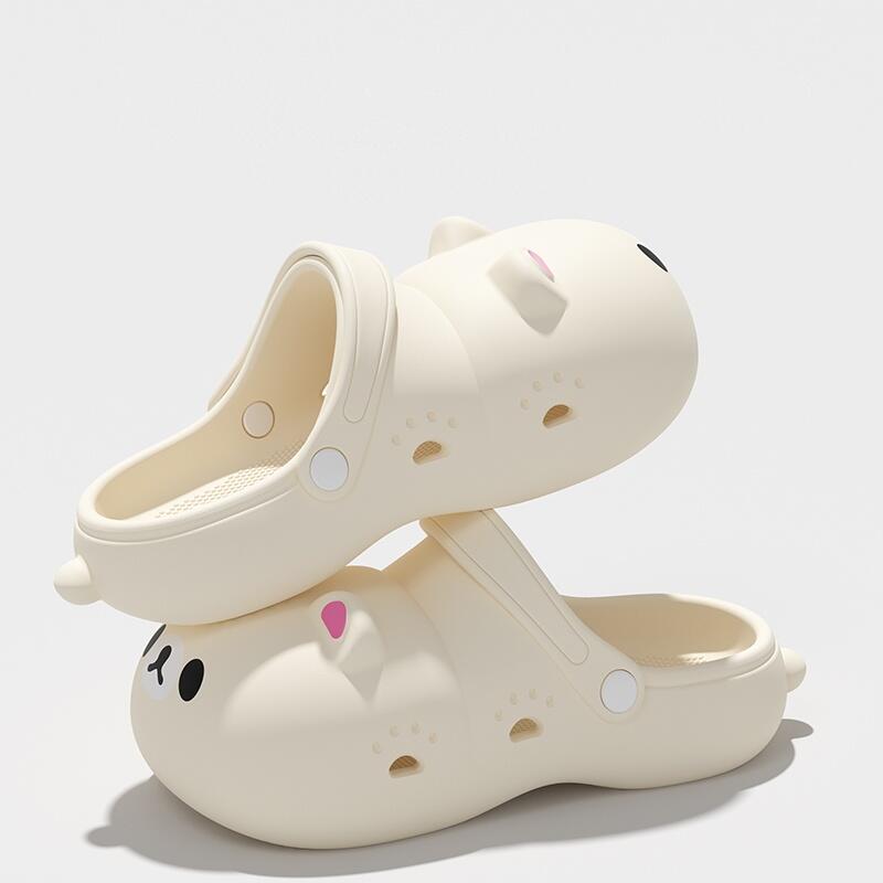 キュートな小熊柄厚底クロッグシューズ レディース 夏 202 - Women'S Shoes Water Resistant のレビューと価格