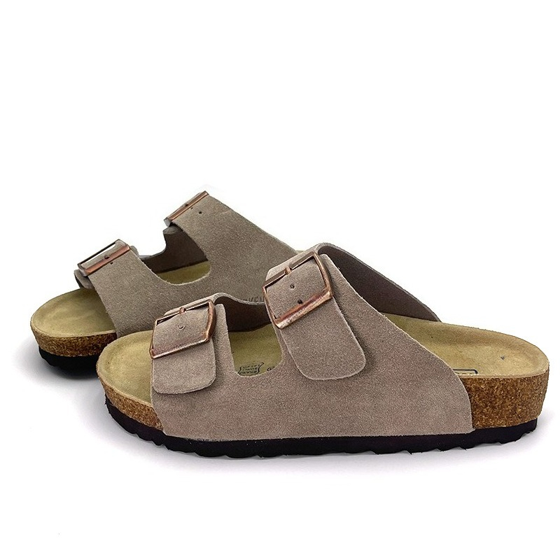ファッションスエードレザー プラットフォームスリッパ ユニセ - Cork Wedge Sandal のレビューと価格