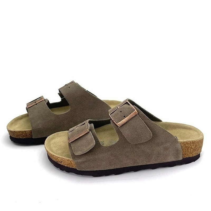 ファッションスエードレザー プラットフォームスリッパ ユニセ - Cork Wedge Sandal のレビューと価格
