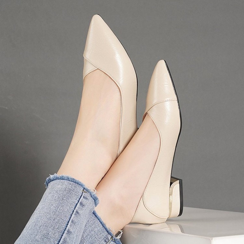 2026年春秋新作 ポインテッドトゥ シングルシューズ レデ - Women Shoes Heels のレビューと価格