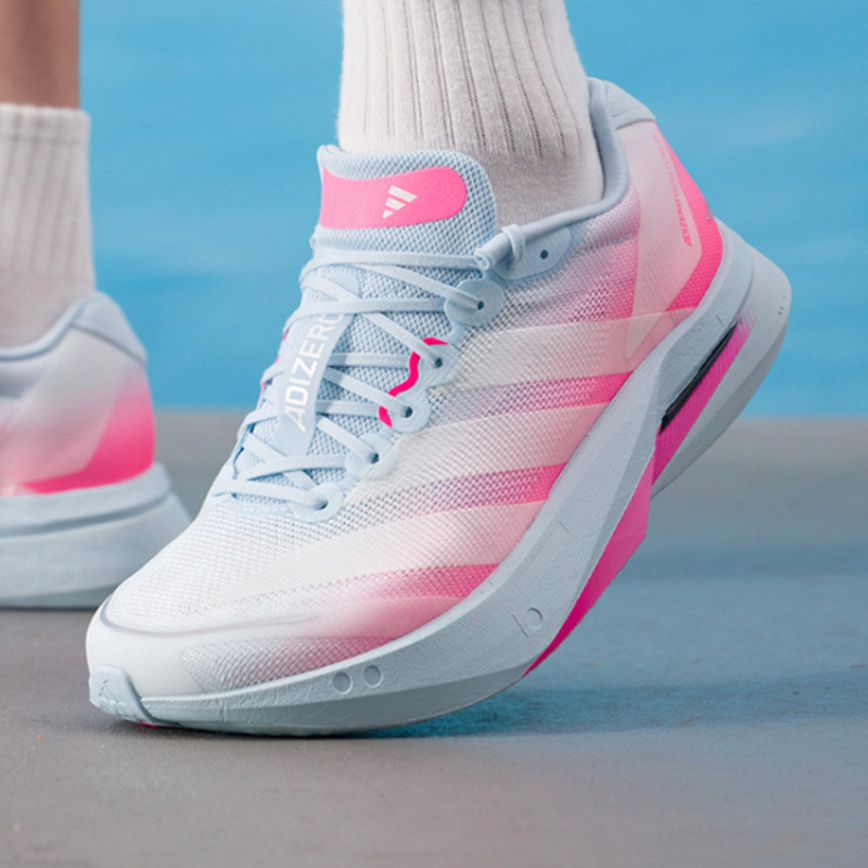 新しいアディダス ピンク ホワイト ブルー ランニングシュー - Women'S Shoes Pink Adidas のレビューと価格