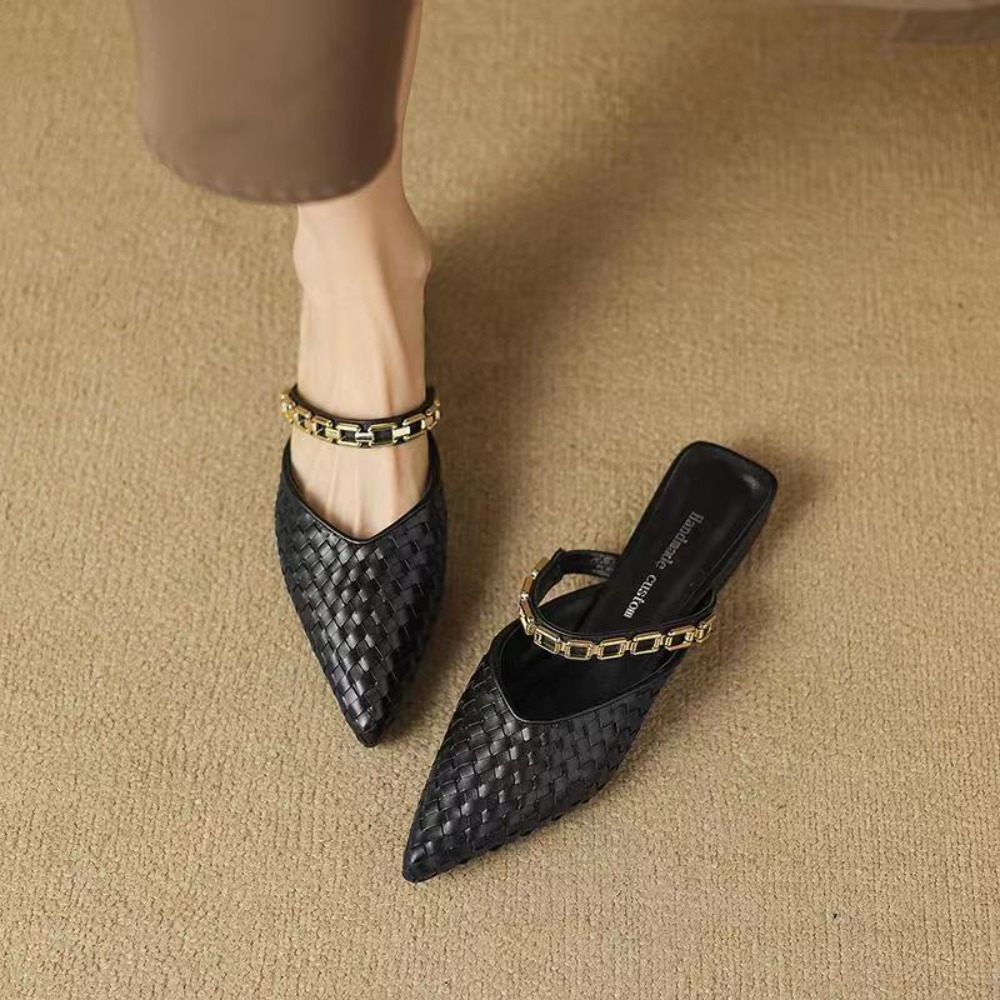 2026年ニューレトロポインテッドトゥスリッポンフラットシュ - Women'S Shoes Clogs のレビューと価格