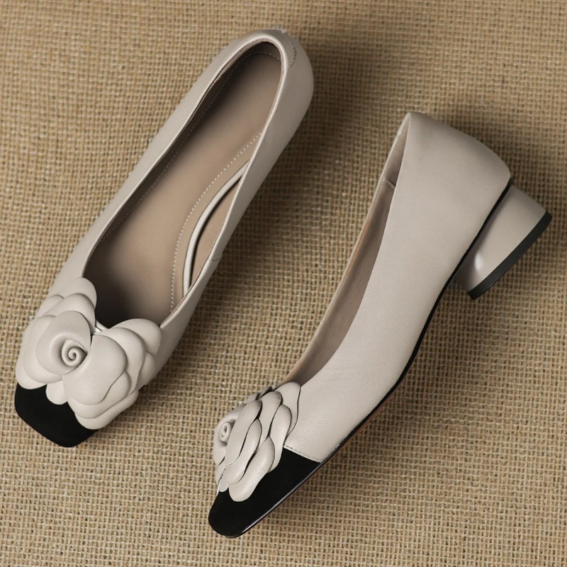 プラスサイズ 34-41 レディース シープスキン ミックス - Women Shoes Heels のレビューと価格