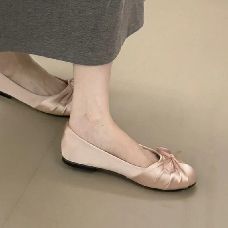 2026年新作 蝶結び サテン シャロー シングルシューズ  - Women Shoes Heels のレビューと価格