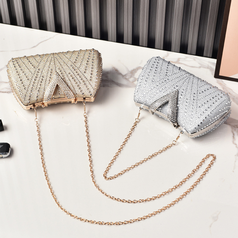 シルバーパーティーバッグ ダイヤモンドウェディング風 デザイ - Women'S Shoes Louis Vuitton のレビューと価格