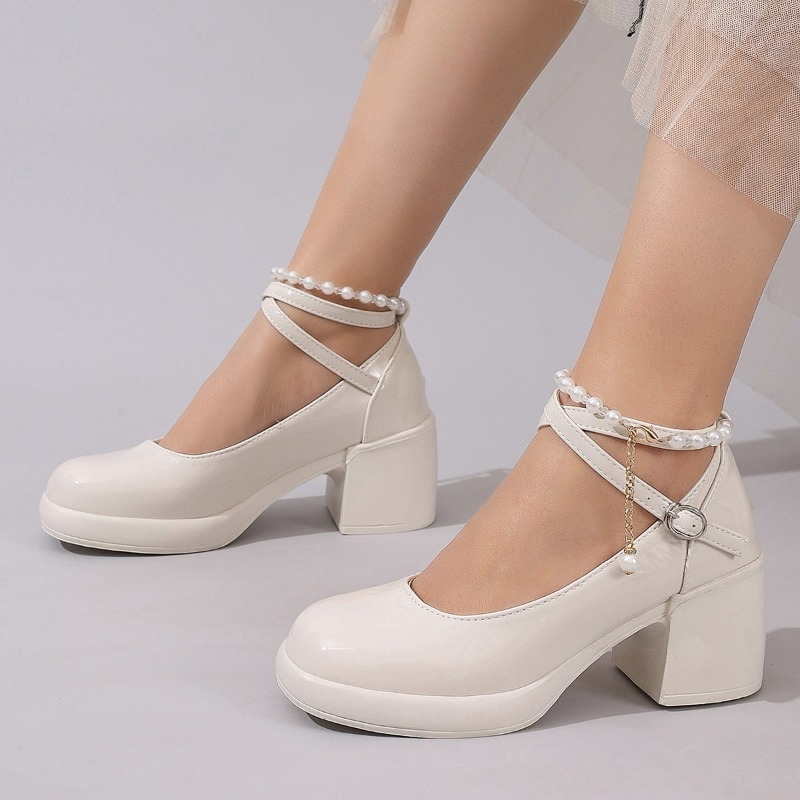 レディース パンプス シューズ ファッション クロスストラッ - Women Shoes Heels のレビューと価格