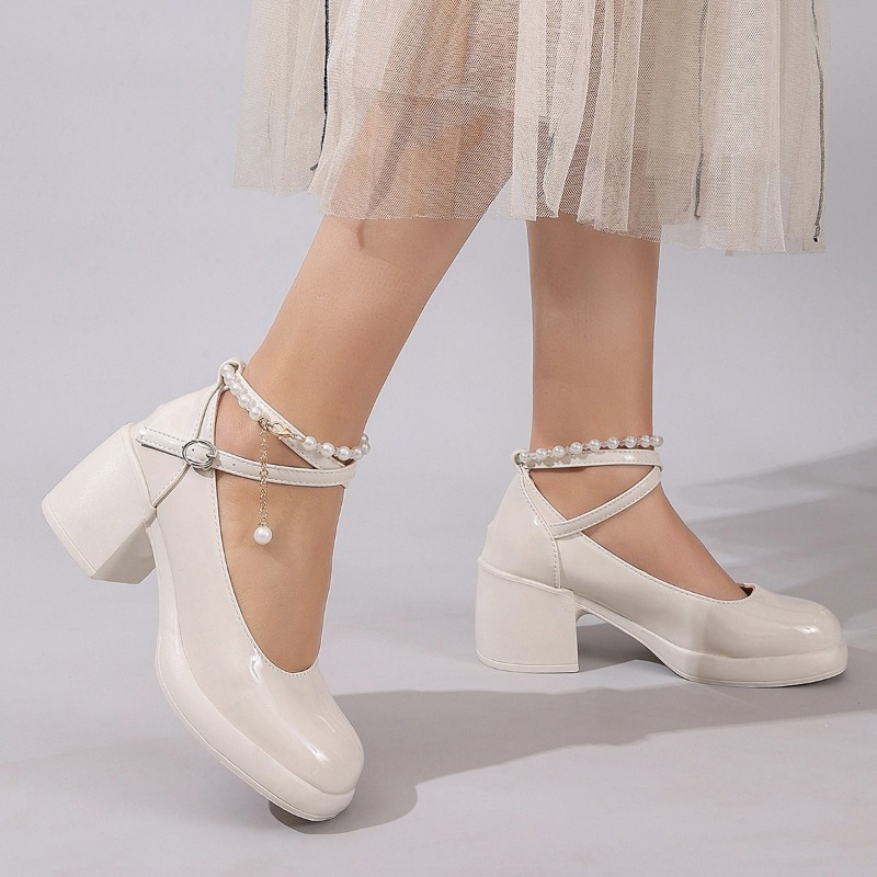 レディース パンプス シューズ ファッション クロスストラッ - Women Shoes Heels のレビューと価格