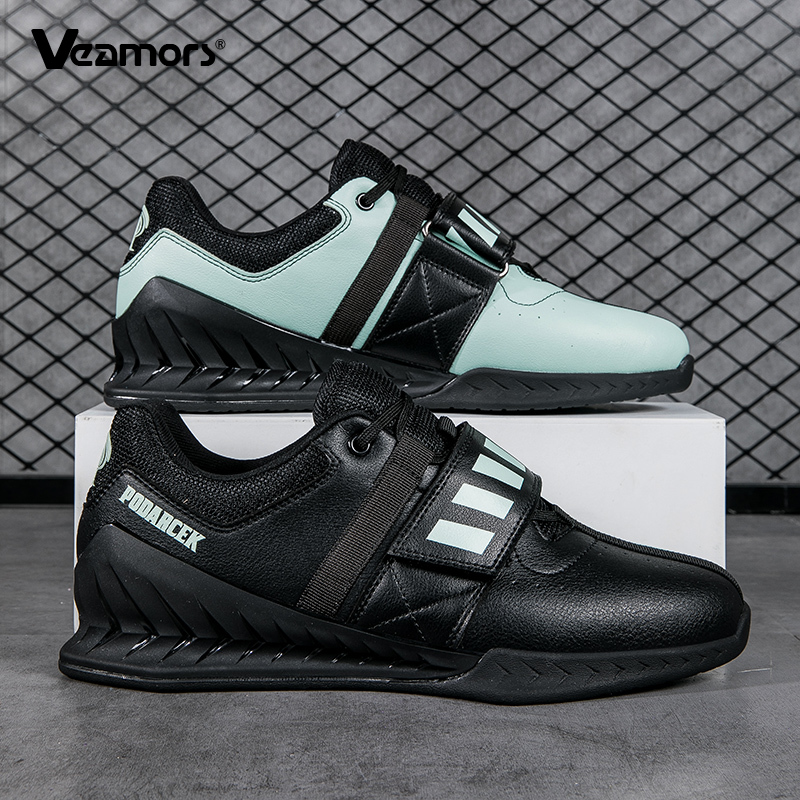弾性メンズウェイトリフティングシューズ女性ジムスクワットシュ - Women'S Shoes Weightlifting のレビューと価格