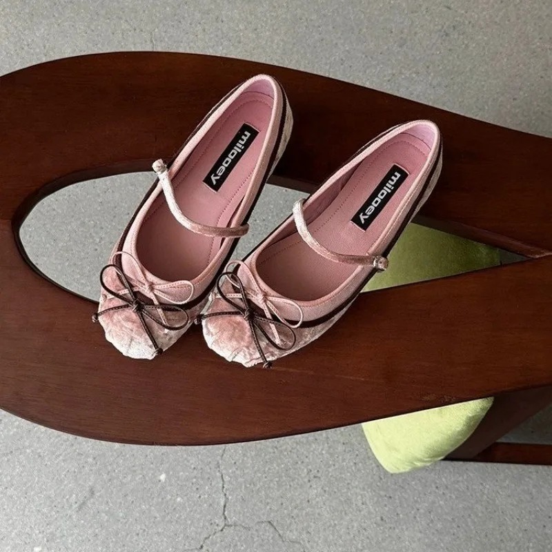 2026年フランス製フラットボトムラウンドトゥバレエシューズ - Women Shoes Heels のレビューと価格
