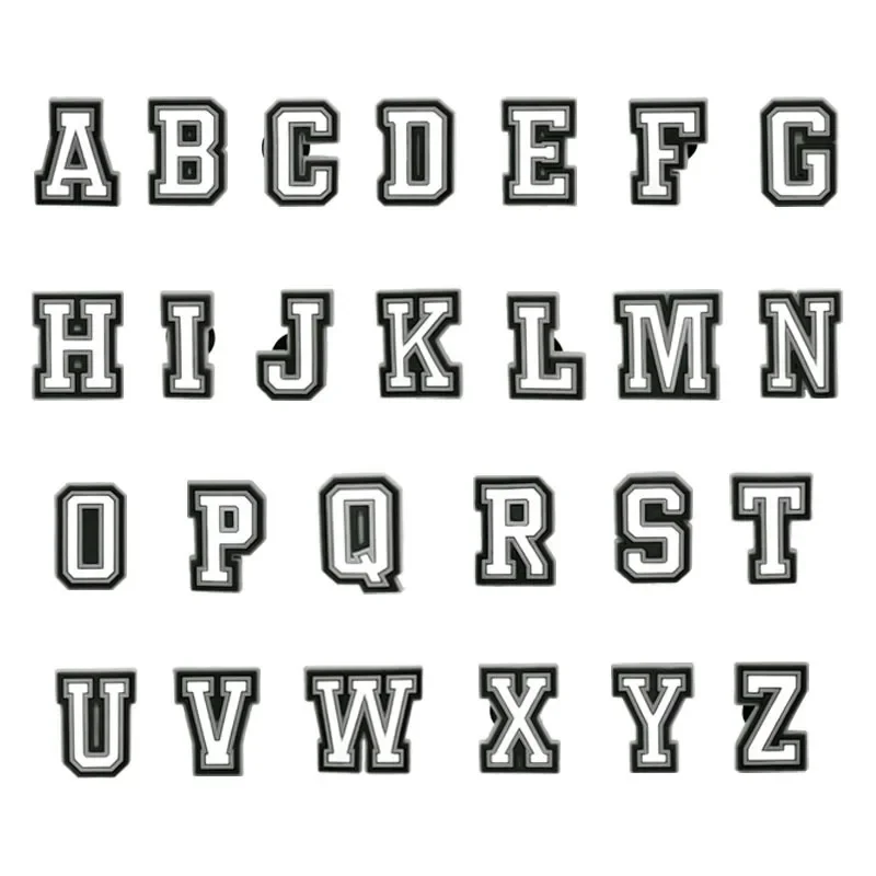 女性と男性のためのクロックスアクセサリー,a b c文字,ク - Croc Style Clog のレビューと価格