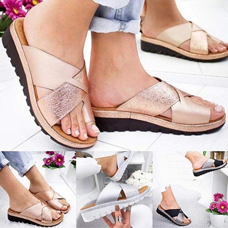 女性の靴スリッパ整形外科腱膜瘤コレクター快適なプラットフォー - Women'S Shoes With Bunions のレビューと価格