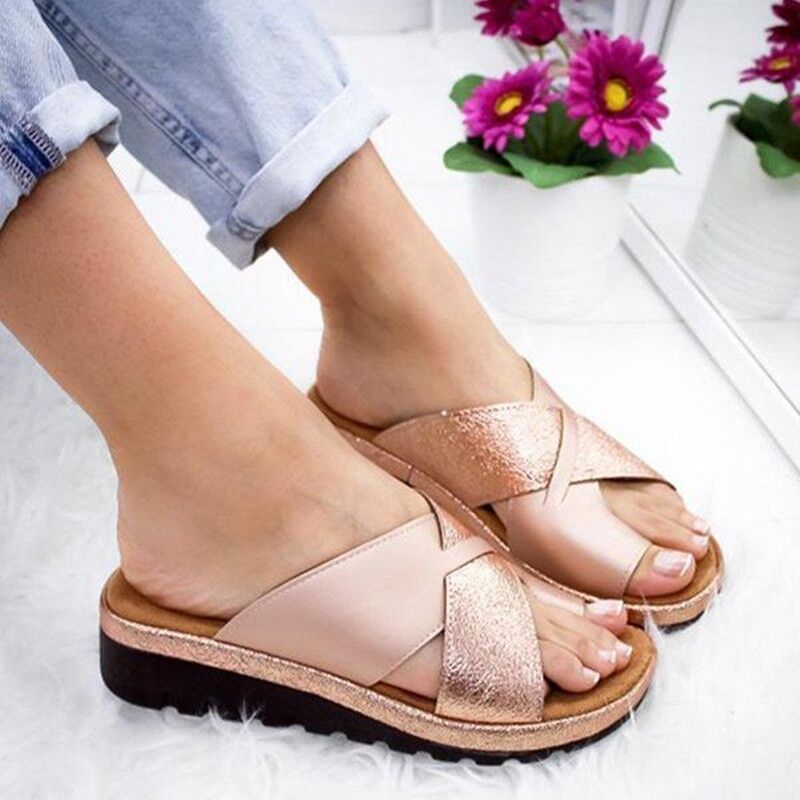 女性の靴スリッパ整形外科腱膜瘤コレクター快適なプラットフォー - Women'S Shoes With Bunions のレビューと価格