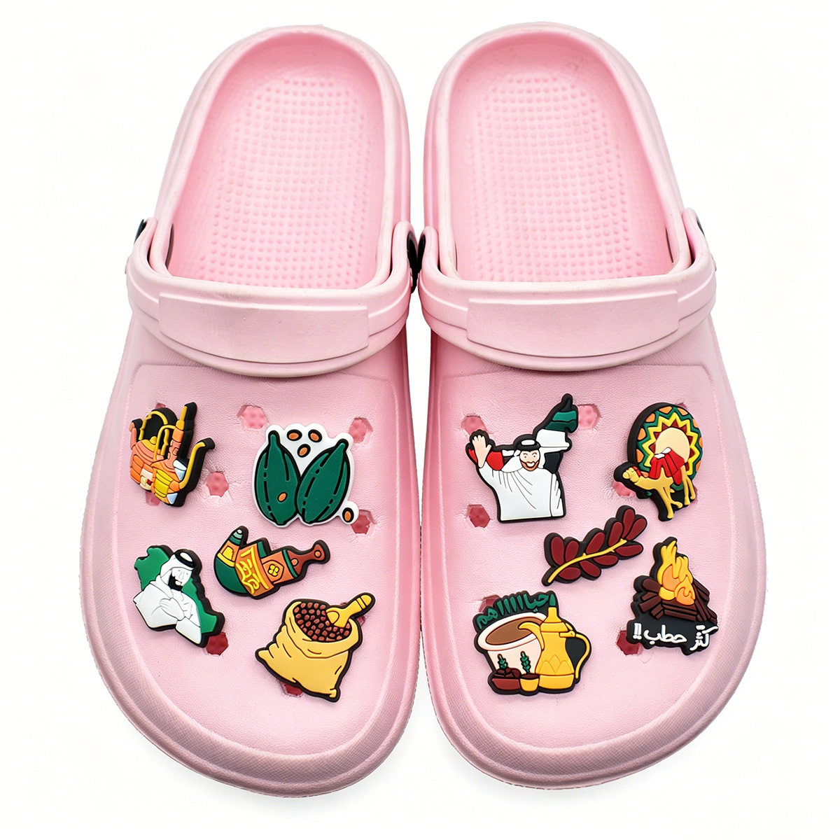 6-26個入り 中東サウジスタイル クロックス用シューチャー - Croc Style Clog のレビューと価格
