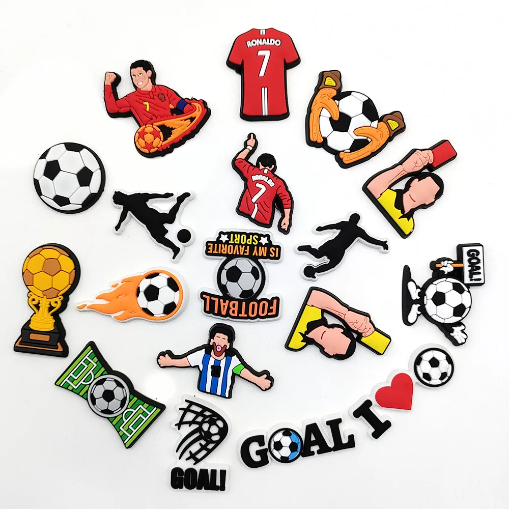 Sprot サッカーサッカーシューズチャームピンクロックスア - Croc Style Clog のレビューと価格
