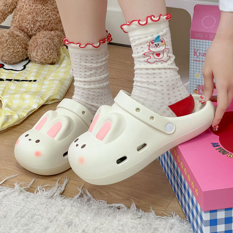 漫画のウサギ柄クロッグスリッパ レディース 夏 2026 軽 - Women'S Shoes Water Resistant のレビューと価格