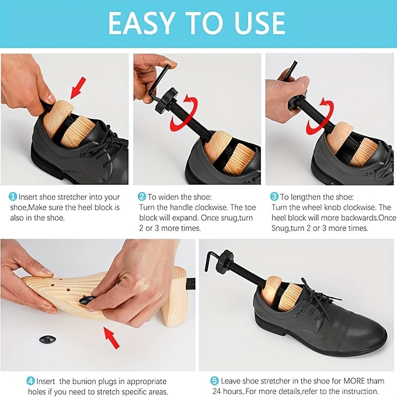 1個入り靴ストレッチャー 女性と男性用靴幅広め器 木製エキス - Women'S Shoes With Bunions のレビューと価格